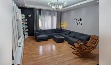 (Auto Translate!) 3-storey, 8-room private house for sale in Didi Dighomi, 500 sq.m plot, non-agricultural purpose. The total area of ​​the house is 308.07. The house has Dio aluminum thermal insulation doors and windows. 1 floor. Living room, kitchen, equipment room, fireplace room, bathroom. There is underfloor heating on the 1st floor. 2 floors. 4 bedrooms with 2 balconies and 2 bathrooms, 1 master bedroom. Every room has an air conditioner. 3 floors. 1 common space and bar. The house also has a basement and a roofed fanchat in the yard, as well as an auxiliary storage building in the yard. The house is guarded by police, there are 24-hour night vision cameras. Electric gate and alarm. The house is sold partially furnished.